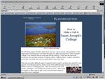Saint Joseph's College in Maine's website