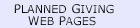 Planned Giving Web Pages
