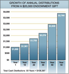 Endowment distributions